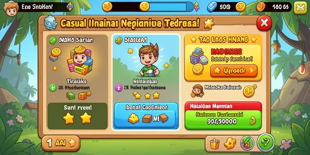 Screenshot memperlihatkan fitur bonus menarik dalam permainan.