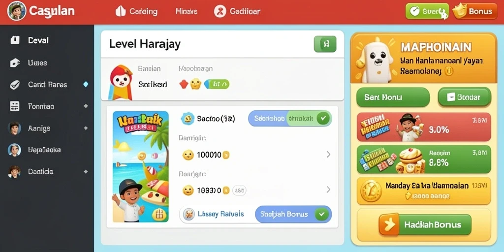 Bonus spesial harian yang menambah keseruan bermain.