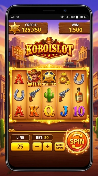 koboislot — menu pengaturan